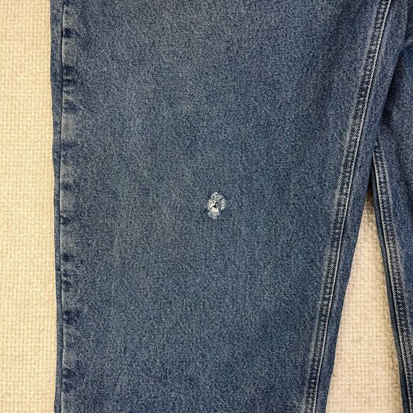 Carhartt Jeans Flannel Lined Men's 44x29 (Tag 46x30) Relaxed Fit B17-DST Blue - Picture 11 of 13